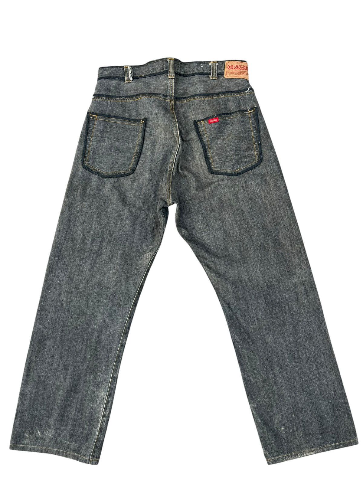 Japanese Brand Crimie Japan Redline Selvedge Waxed Denim Jeans Size US 32 / EU 48 - 12 Thumbnail