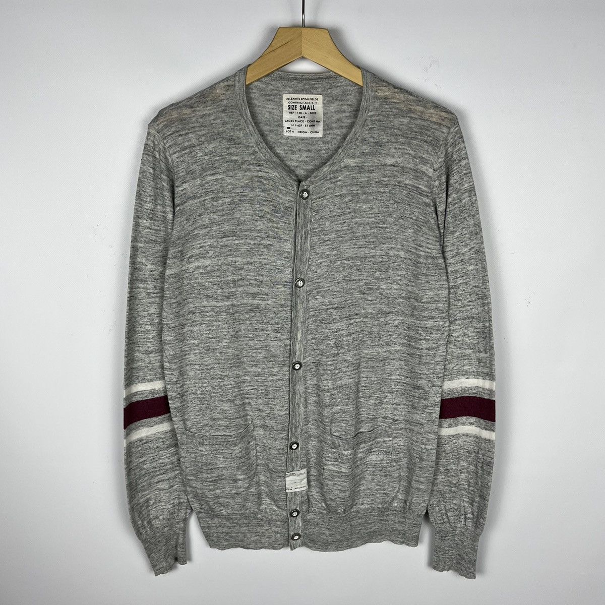 Allsaints Designer Allsaints Spitalfields college cardigan Size US S / EU 44-46 / 1 - 1 Thumbnail