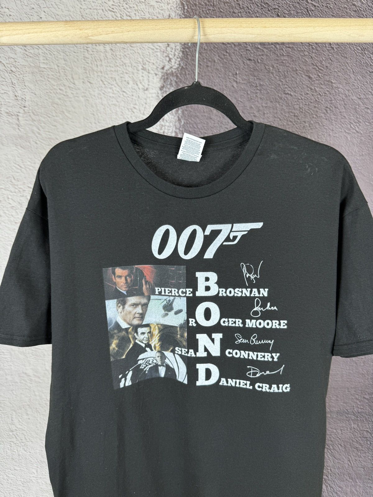 Delta × Vintage Vintage Delta Pro weight cinema 007 agent tee shirt Size US L / EU 52-54 / 3 - 3 Thumbnail