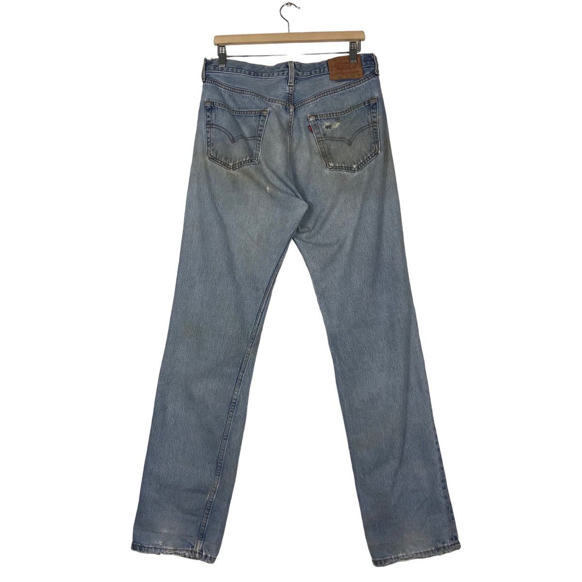 Levi's 🔥VINTAGE DENIM JEANS DISTRESSED LEVI’S 501 MADE IN USA Size US 32 / EU 48 - 8 Thumbnail