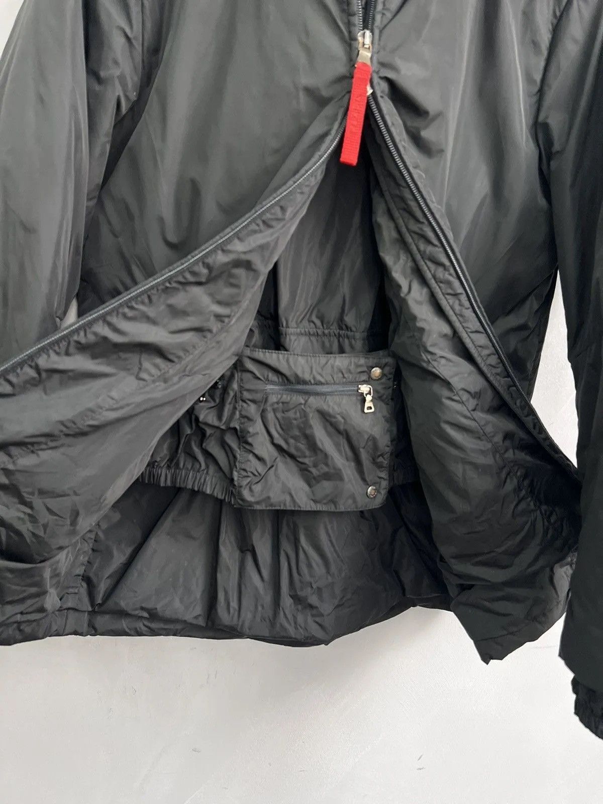 Prada Black ski rain jacket prada rad tab archival rare Size XS / US 0-2 / IT 36-38 - 4 Thumbnail