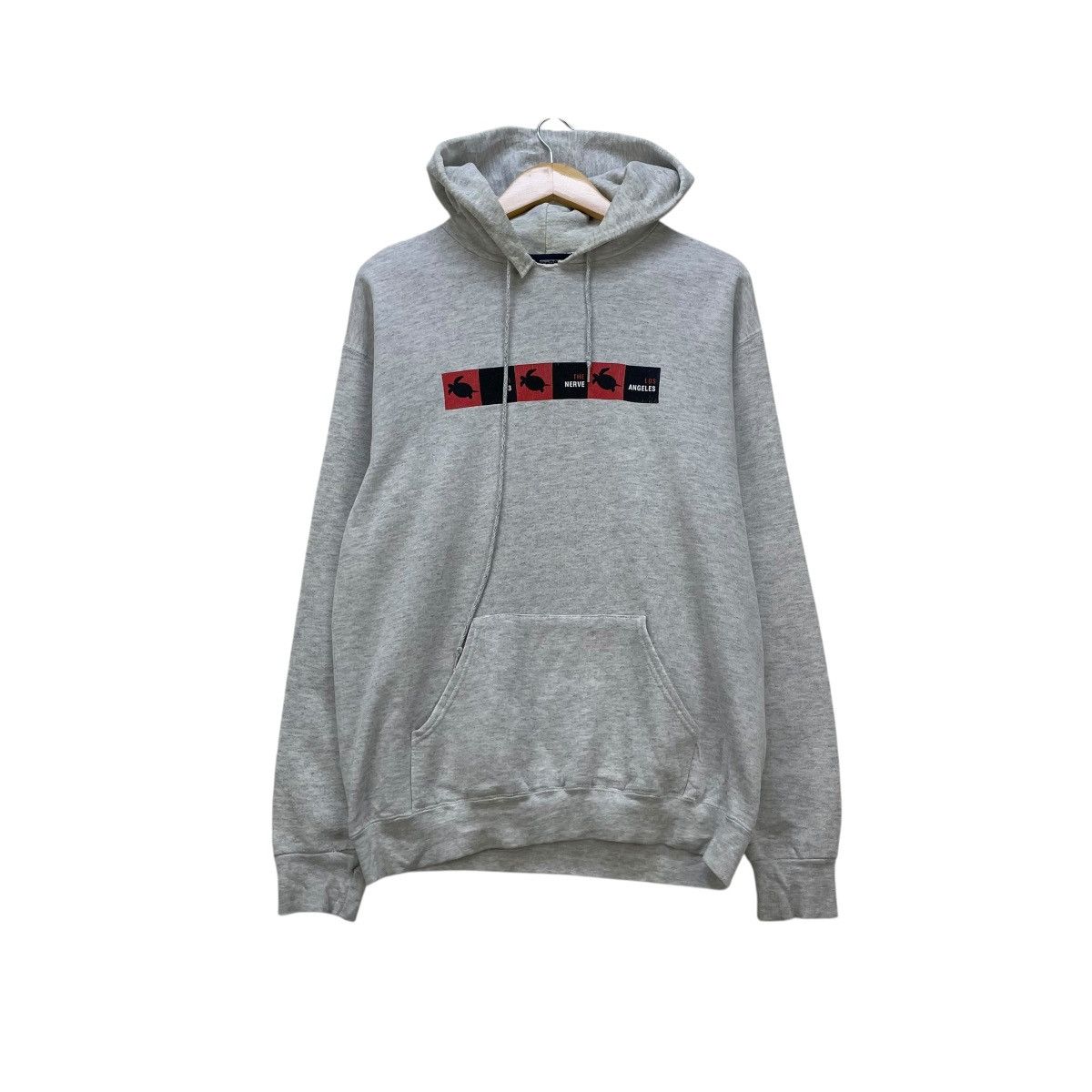 Vintage 💥The Nerve Los Angeles Hoodie Pullover Size US M / EU 48-50 / 2 - 1 Thumbnail