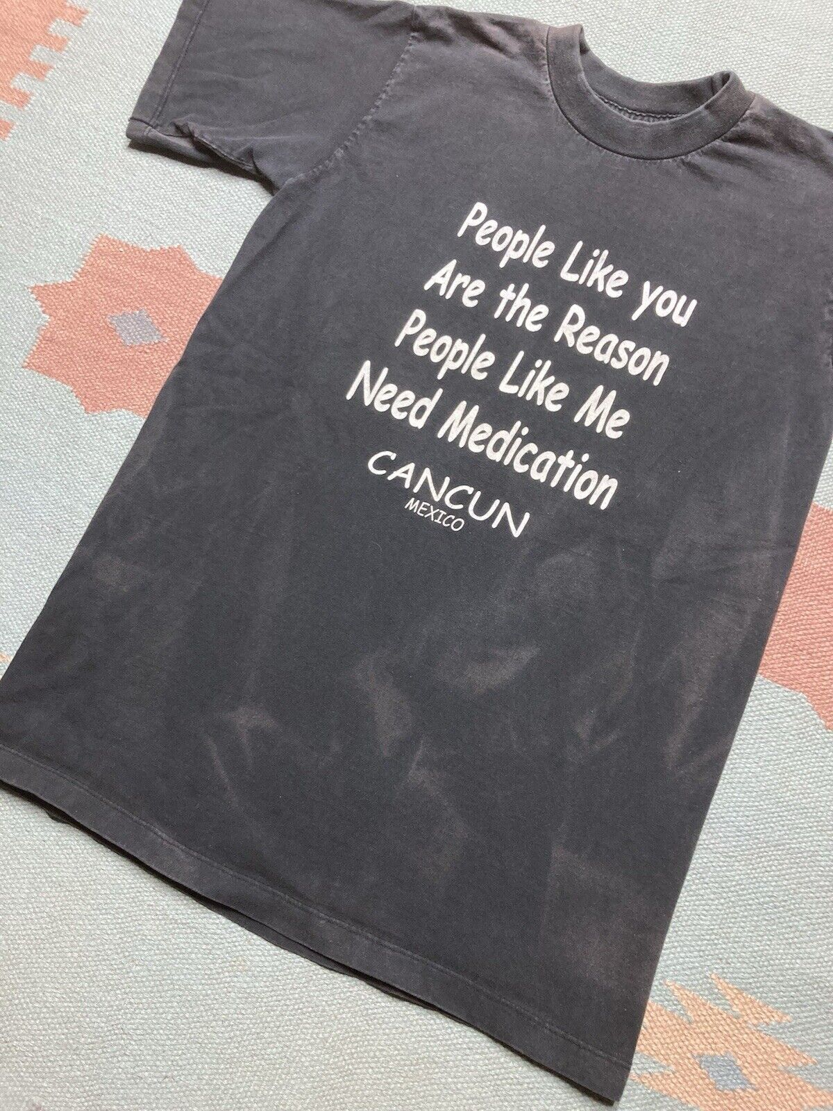 Hot Topic × Vintage y2k t shirt people like you are reason I need medication L Size US L / EU 52-54 / 3 - 3 Thumbnail