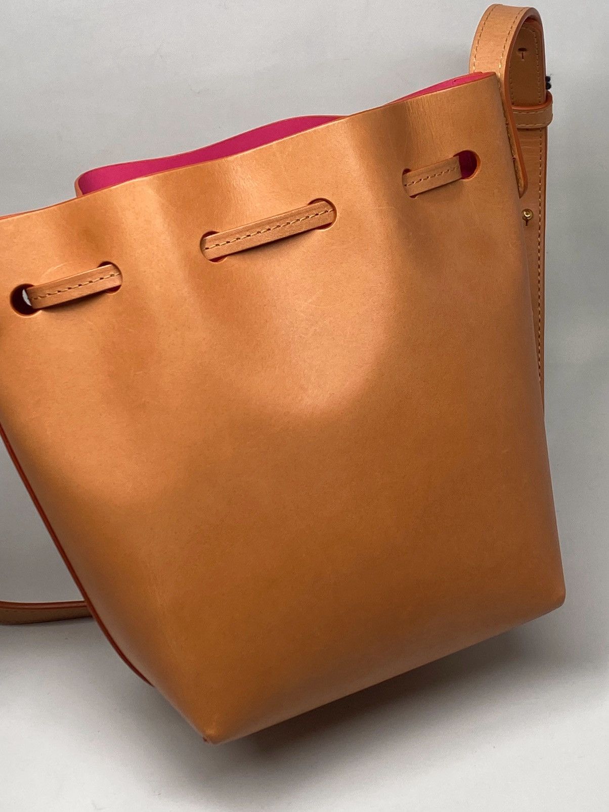 Mansur Gavriel Mansur Gavriel Mini Mini Leather Bucket Bag Size ONE SIZE - 15 Thumbnail