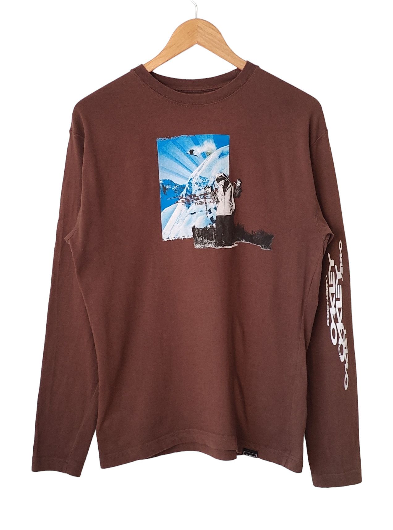 Oakley × Vintage Oakley x Tanner Hall Y2K VTG Freestyle Hardcore Longsleeve Size US S / EU 44-46 / 1 - 1 Thumbnail