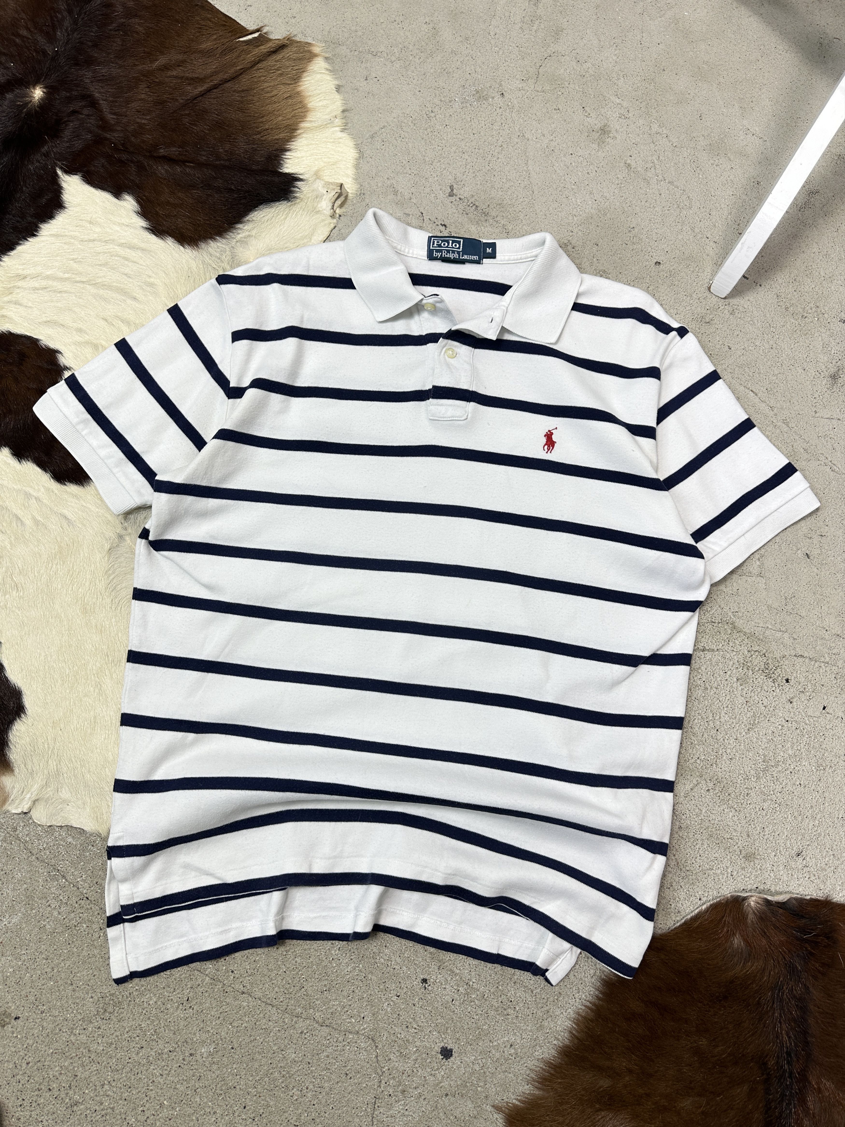 Polo Ralph Lauren Vintage Streetwear Striped Polo Ralph Lauren T-shirt Y2K Size US M / EU 48-50 / 2 - 1 Thumbnail