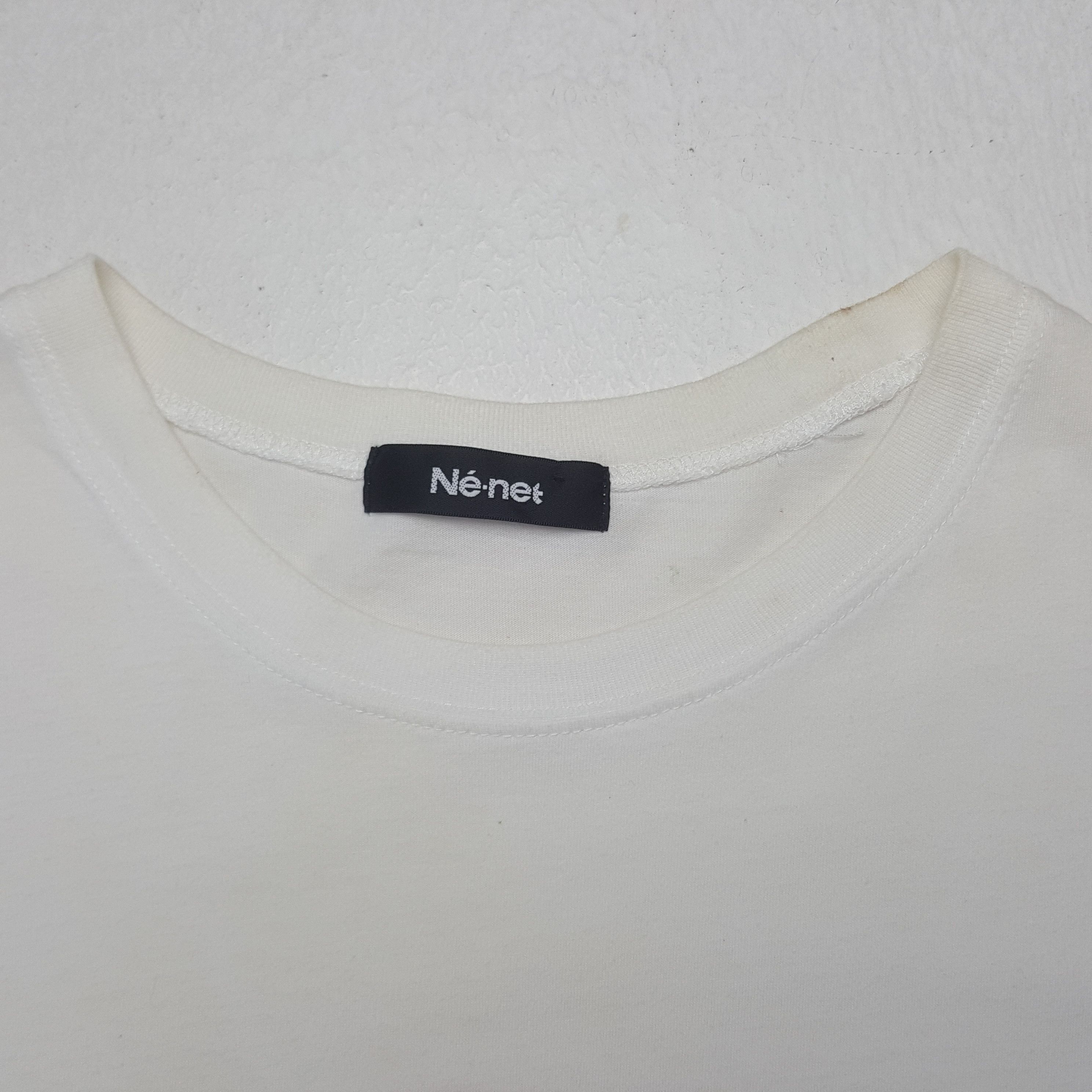 Ne-Net Vintage Ne-net by Issey Miyake Designer Tshirt C294N13 Size US M / EU 48-50 / 2 - 4 Thumbnail