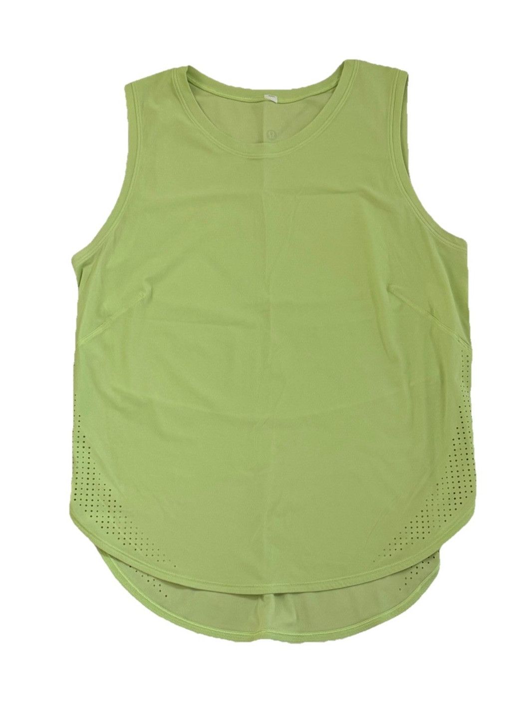Lululemon LULULEMON HIGH NECK SPLIT HEM RUN TANK NEON MINT SIZE 8 Size M / US 6-8 / IT 42-44 - 5 Thumbnail