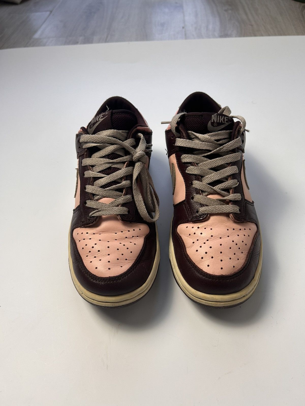 Nike × Vintage Nike dunk low pro mahogany storm pink stussy Size US 8 / IT 38 - 2 Thumbnail