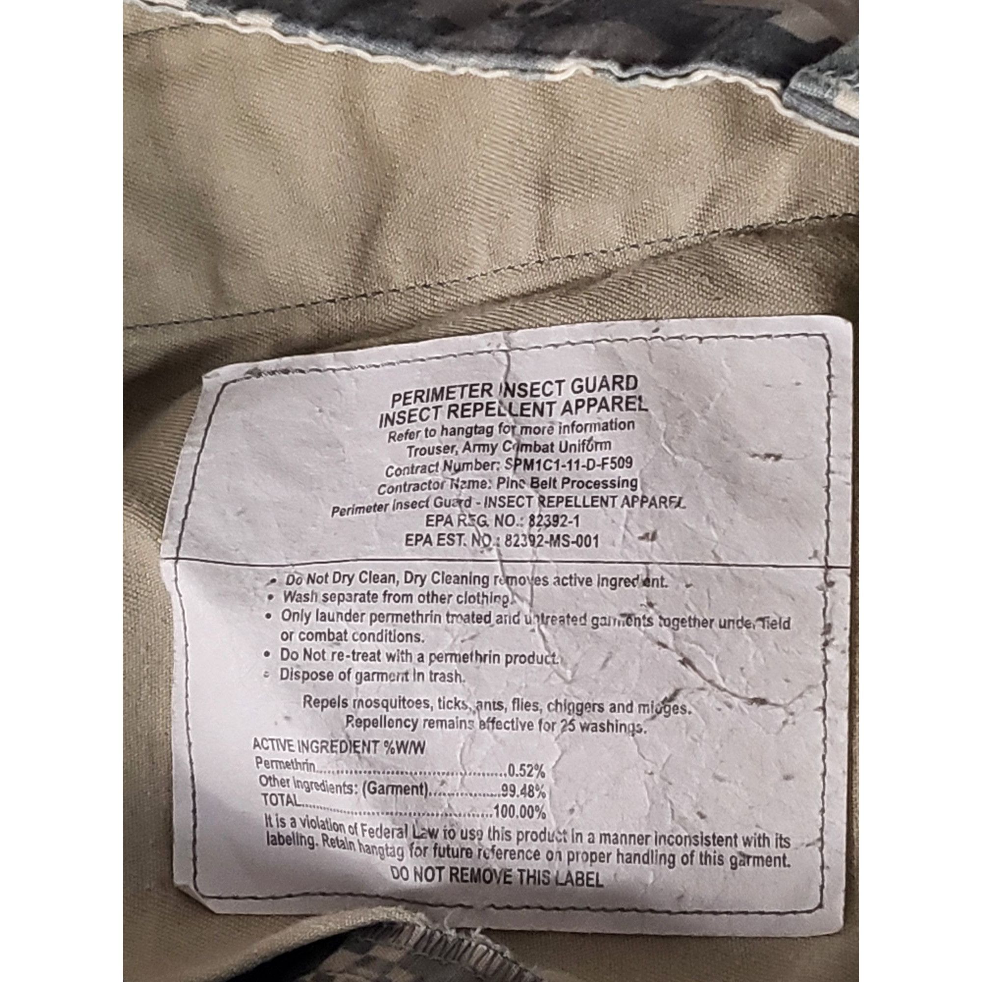 Other US Military Army Combat Adjustable Trousers Men Sz 31-35 X L Size US 35 - 7 Thumbnail
