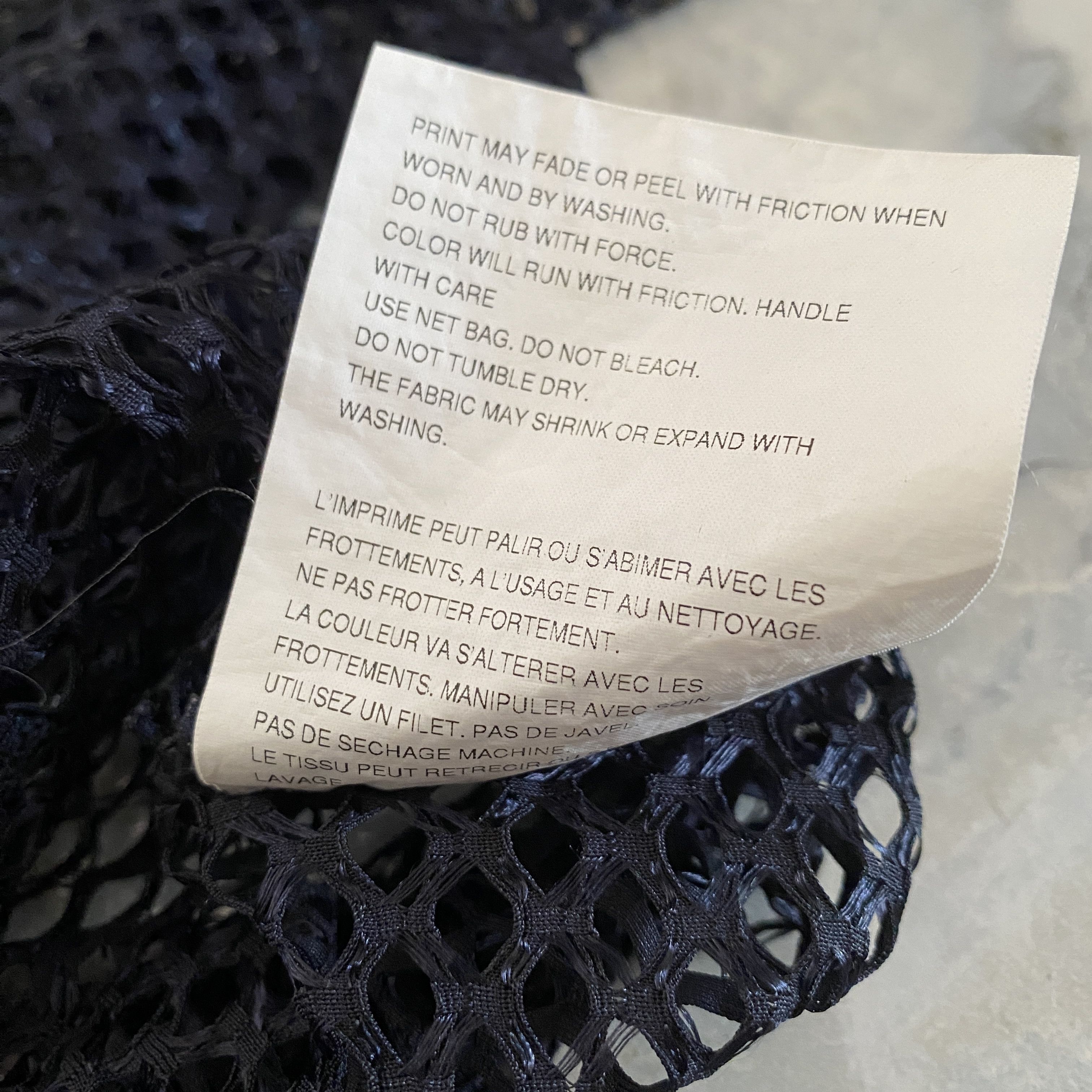 Comme des Garcons Rare Comme Des Garcons Mesh Fish Net Tshirt Size US M / EU 48-50 / 2 - 8 Thumbnail