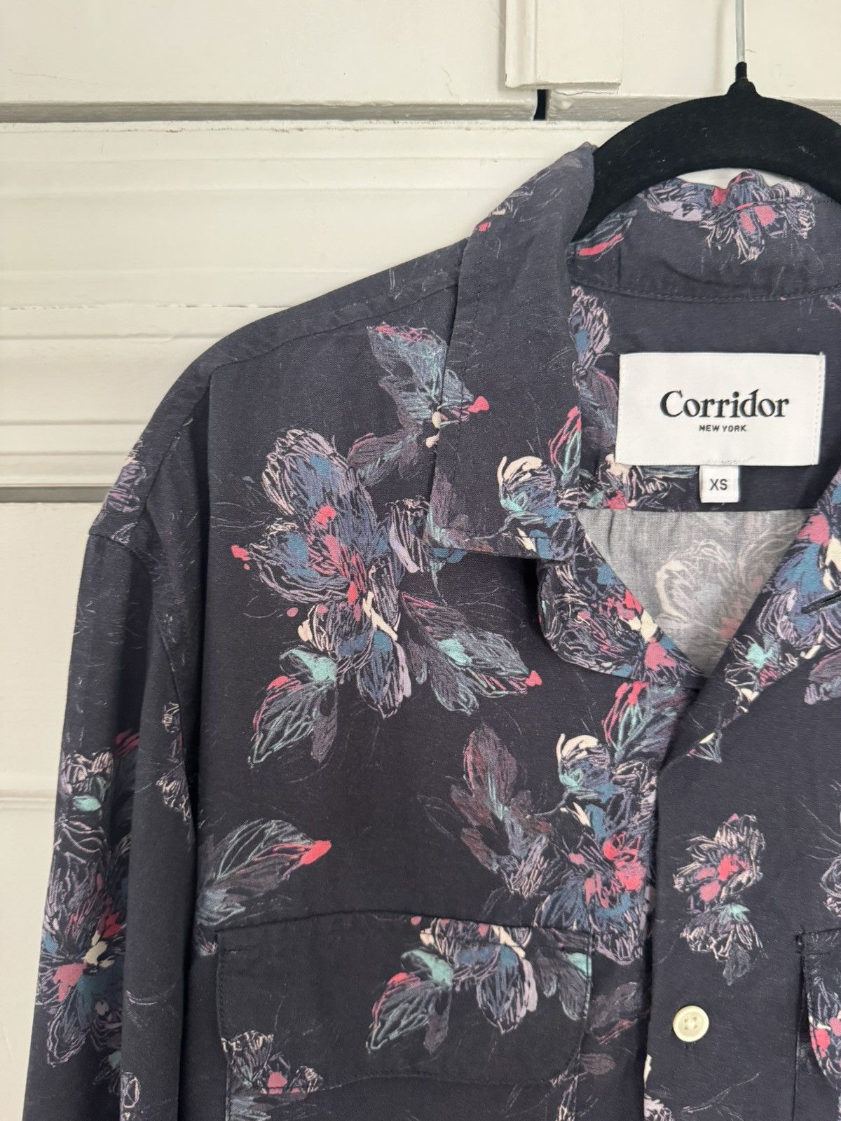 Corridor Corridor Novella Floral Print Long Sleeve Navy Lyocell Size US XS / EU 42 / 0 - 2 Thumbnail