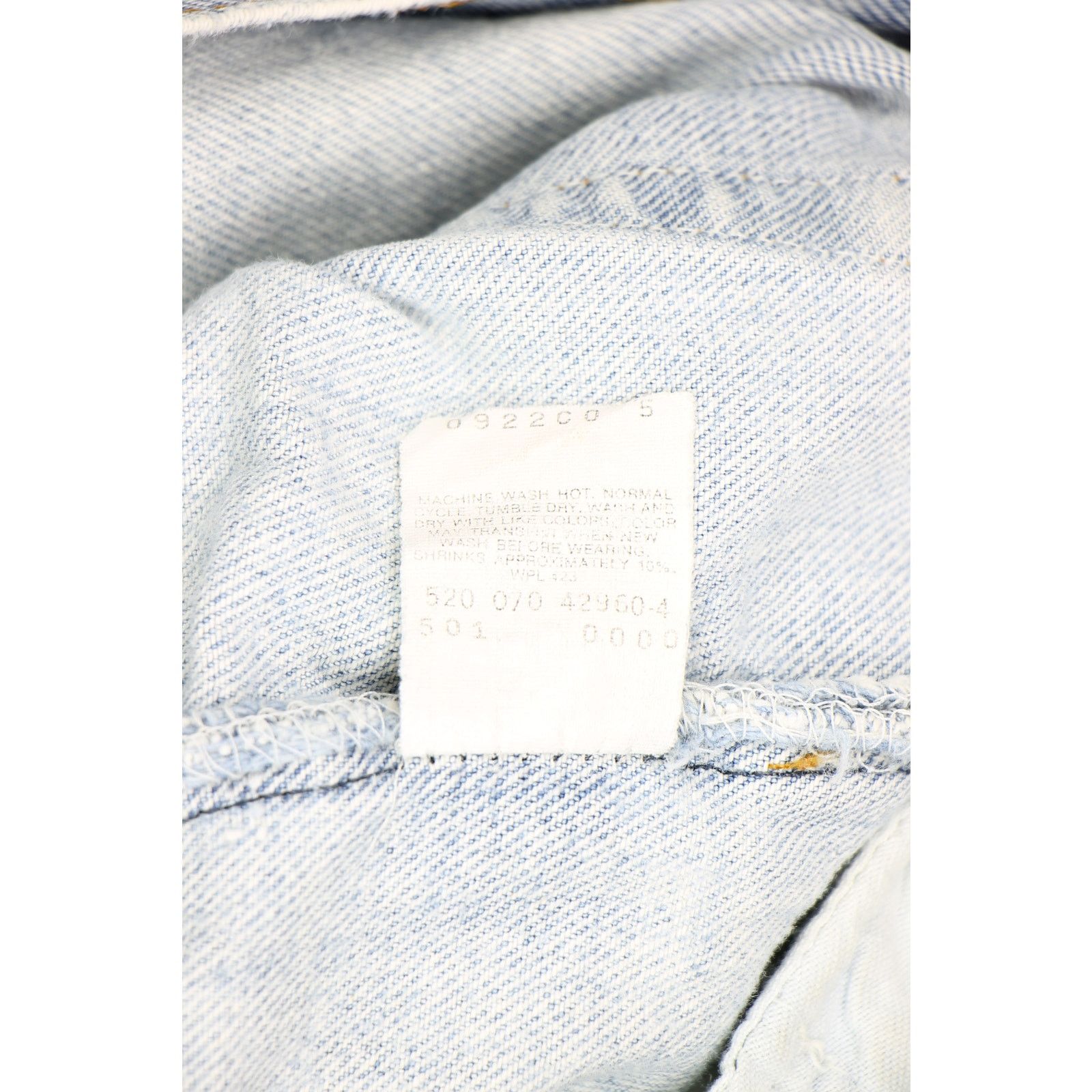 Levi's 80s Vintage Levi's 501 Distressed Light Wash Denim Jeans Size US 31 - 6 Thumbnail