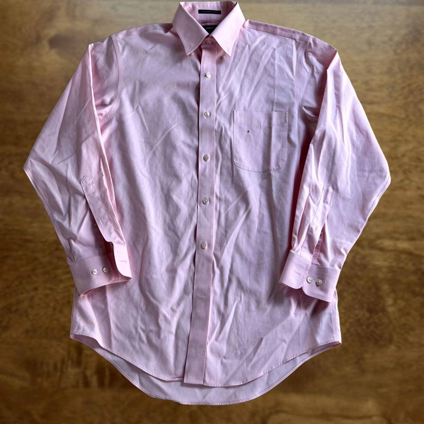 Lands' End Lands' End Dress Shirt Mens 14.5 32 Pink No Iron Supima Pinpoint Long Sleeve Dress Shirt Mens 14.5 32 Pink No Iron Supima Pinpoint Long Sleeve Size 40R - 1 Thumbnail