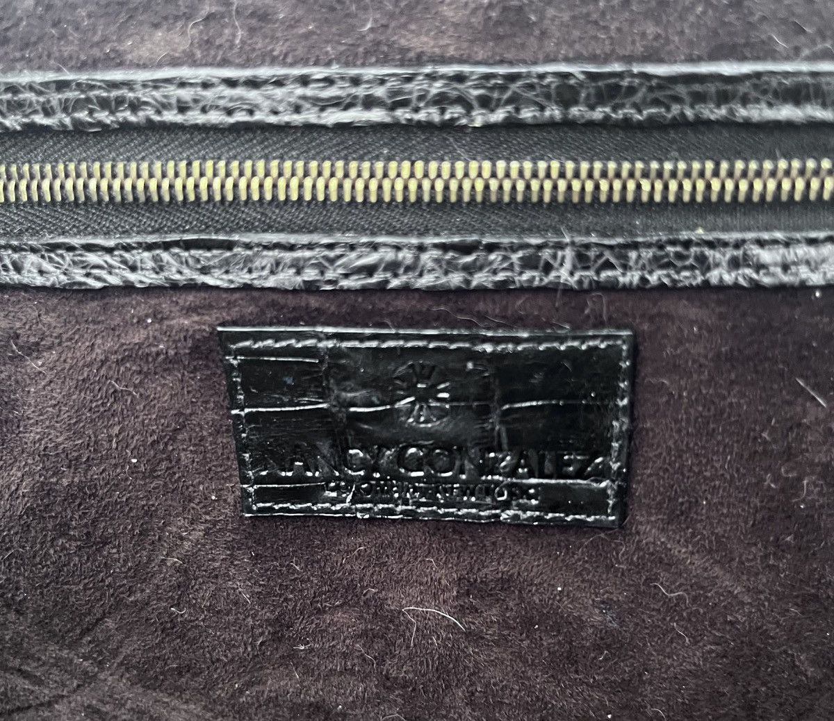 Nancy Gonzalez Nancy Gonzalez Black Crocodile Clutch Bag Size ONE SIZE - 12 Thumbnail