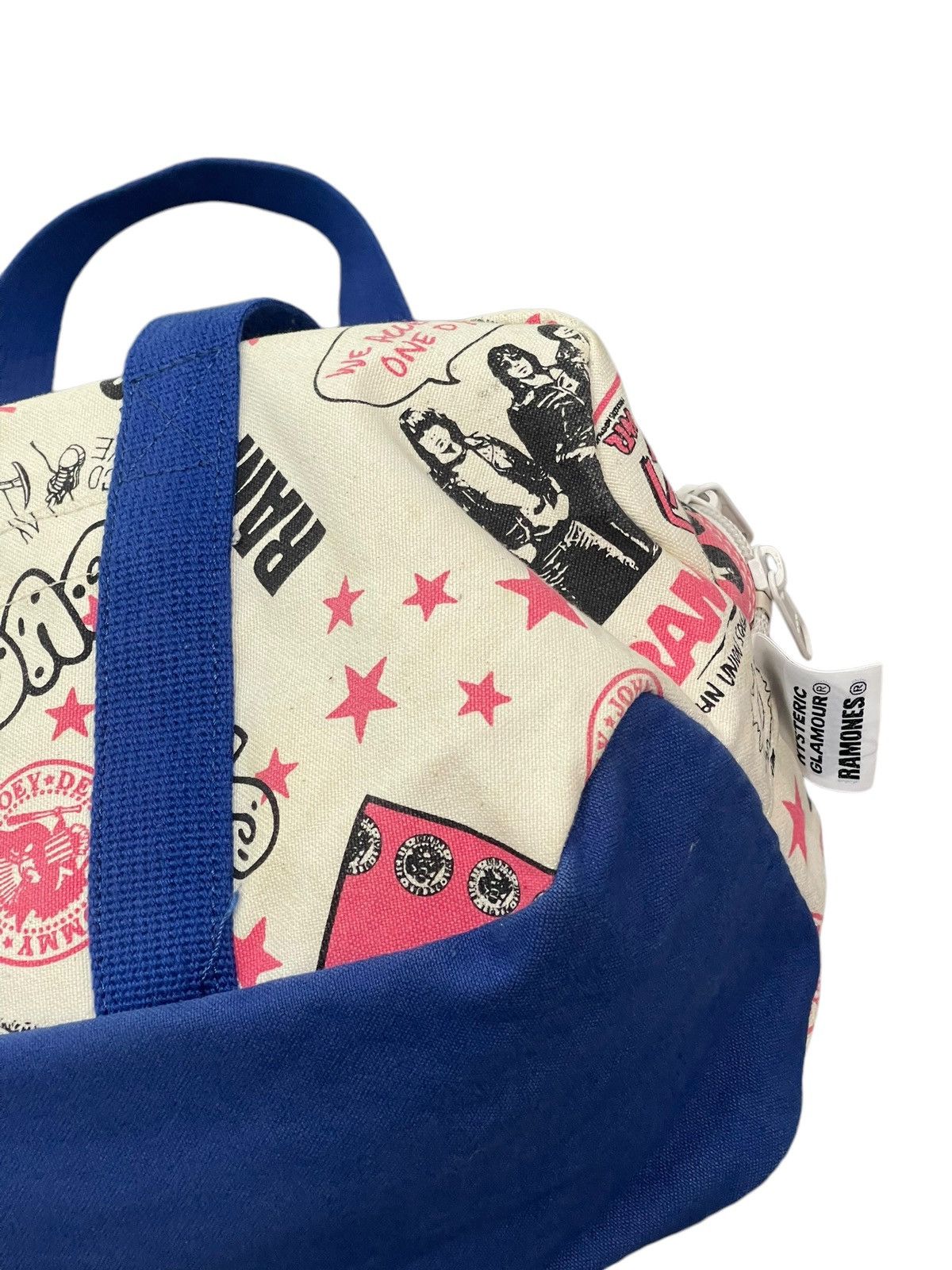 Hysteric Glamour Hysteric Glamour Ramones Boston Bag Cotton Canvas 9🟩 Size ONE SIZE - 10 Thumbnail