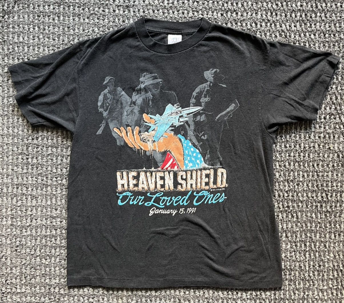 Delta × Vintage Vintage 1991 U.S. Military Heaven Shield Tee Size US M / EU 48-50 / 2 - 1 Thumbnail
