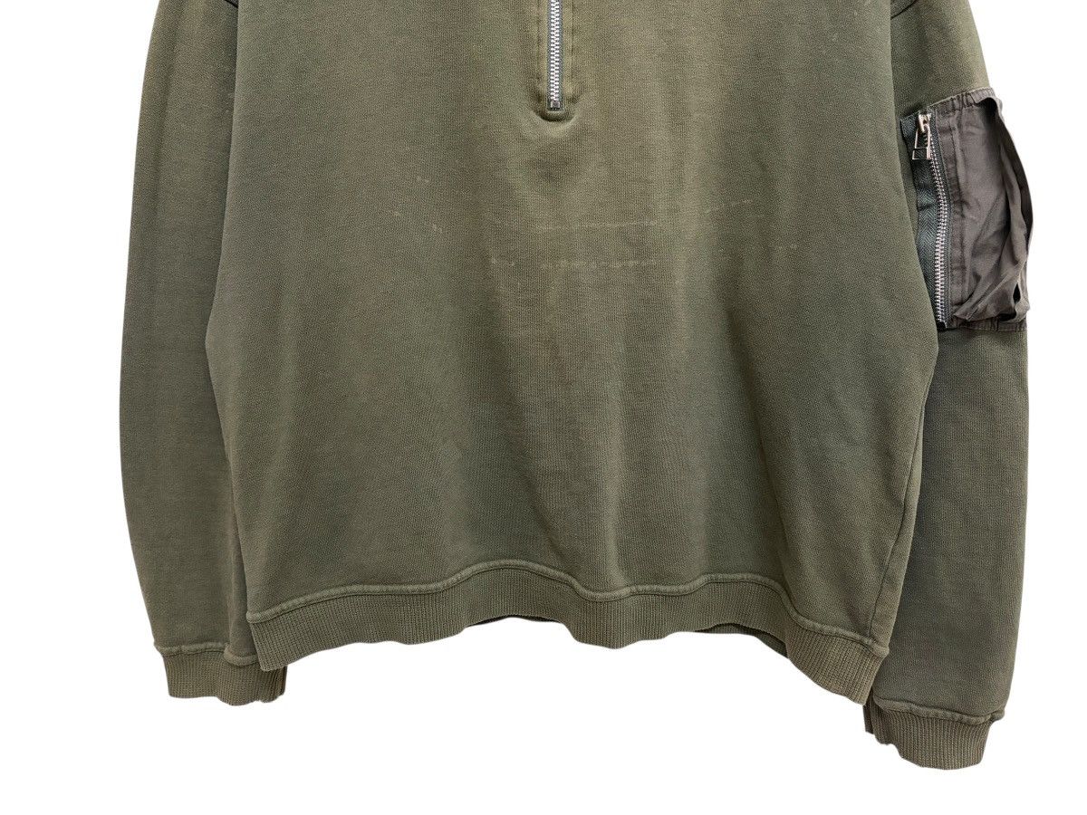 Nigel Cabourn NIGEL CABOURN 🫒 MILITARY HALF ZIP PULLOVER UTILITY POCKET Size US M / EU 48-50 / 2 - 4 Thumbnail