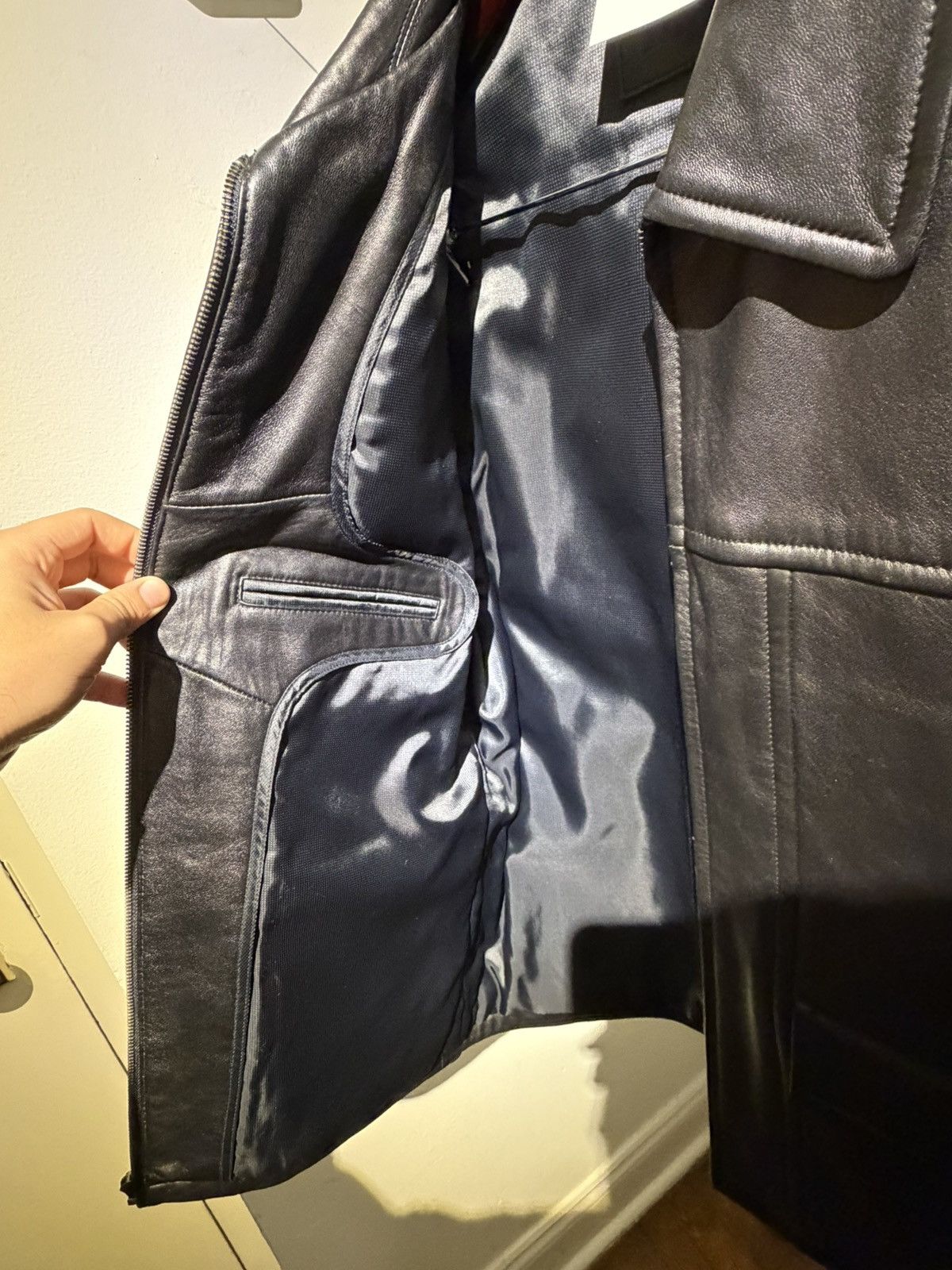 Other Vintage Sheepskin Leather Jacket Size US L / EU 52-54 / 3 - 3 Thumbnail
