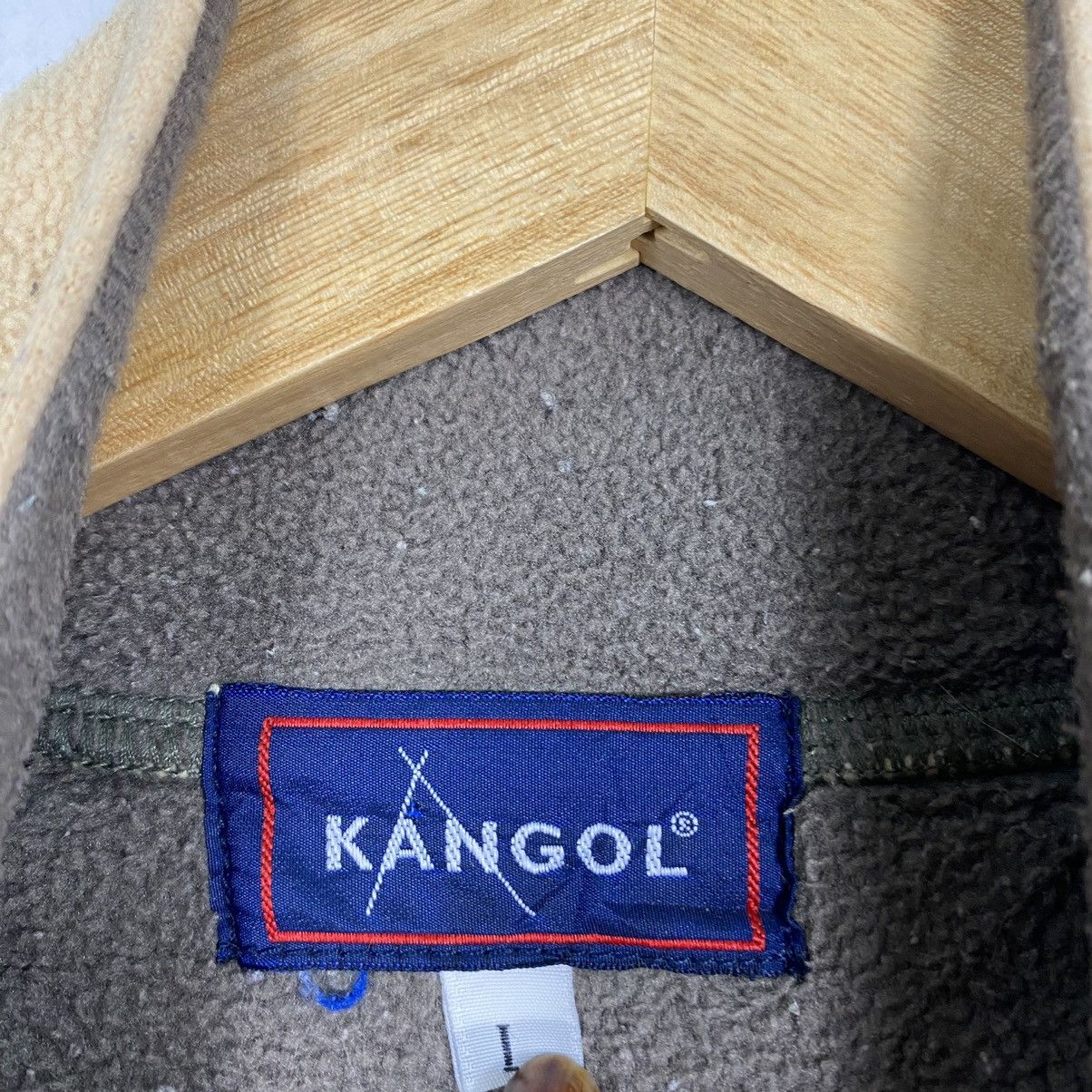 Japanese Brand × Kangol 🔥KANGOL HALFZIP FLEECE Size US M / EU 48-50 / 2 - 11 Thumbnail