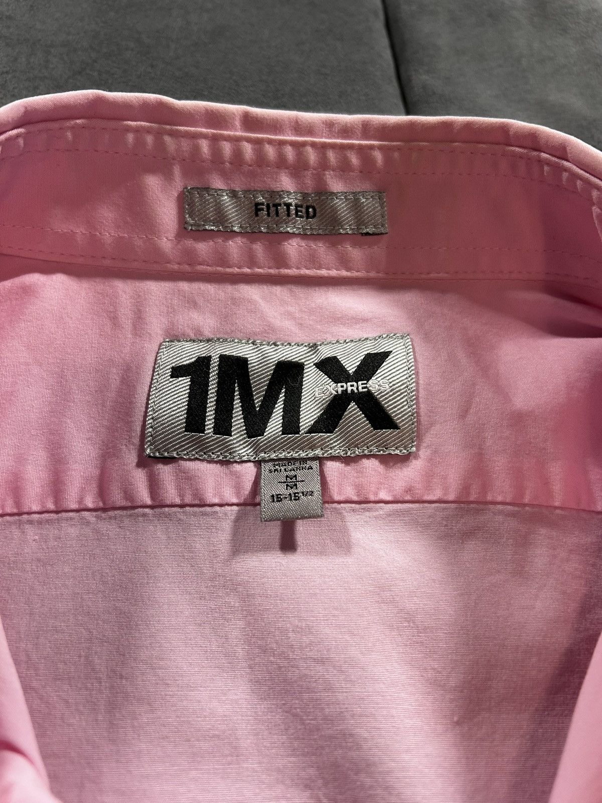 Express Express Men’s pink shirt Size US M / EU 48-50 / 2 - 6 Thumbnail