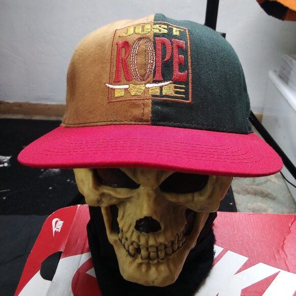 Vintage Vintage Just Rope Me Rodeo Country Nike Parody Hat Cap Size ONE SIZE - 1 Thumbnail