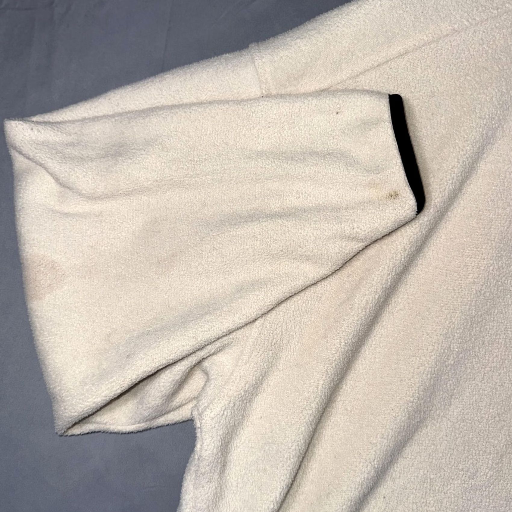 Adidas VINTAGE Adidas Half-Zip Fleece Pullover White Black Size L Mens Long Sleeve 1/4 Zip Pockets Mock Neck Logo Casual Winter Pullover Size US L / EU 52-54 / 3 - 3 Thumbnail