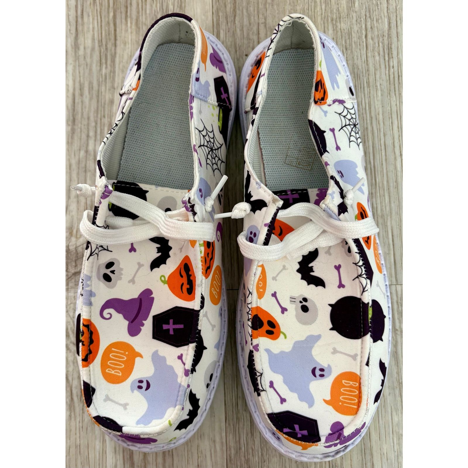 Other UNBRANDED | Halloween Print Slip On Loafers Shoes | 8 Size US 8 / IT 38 - 2 Thumbnail
