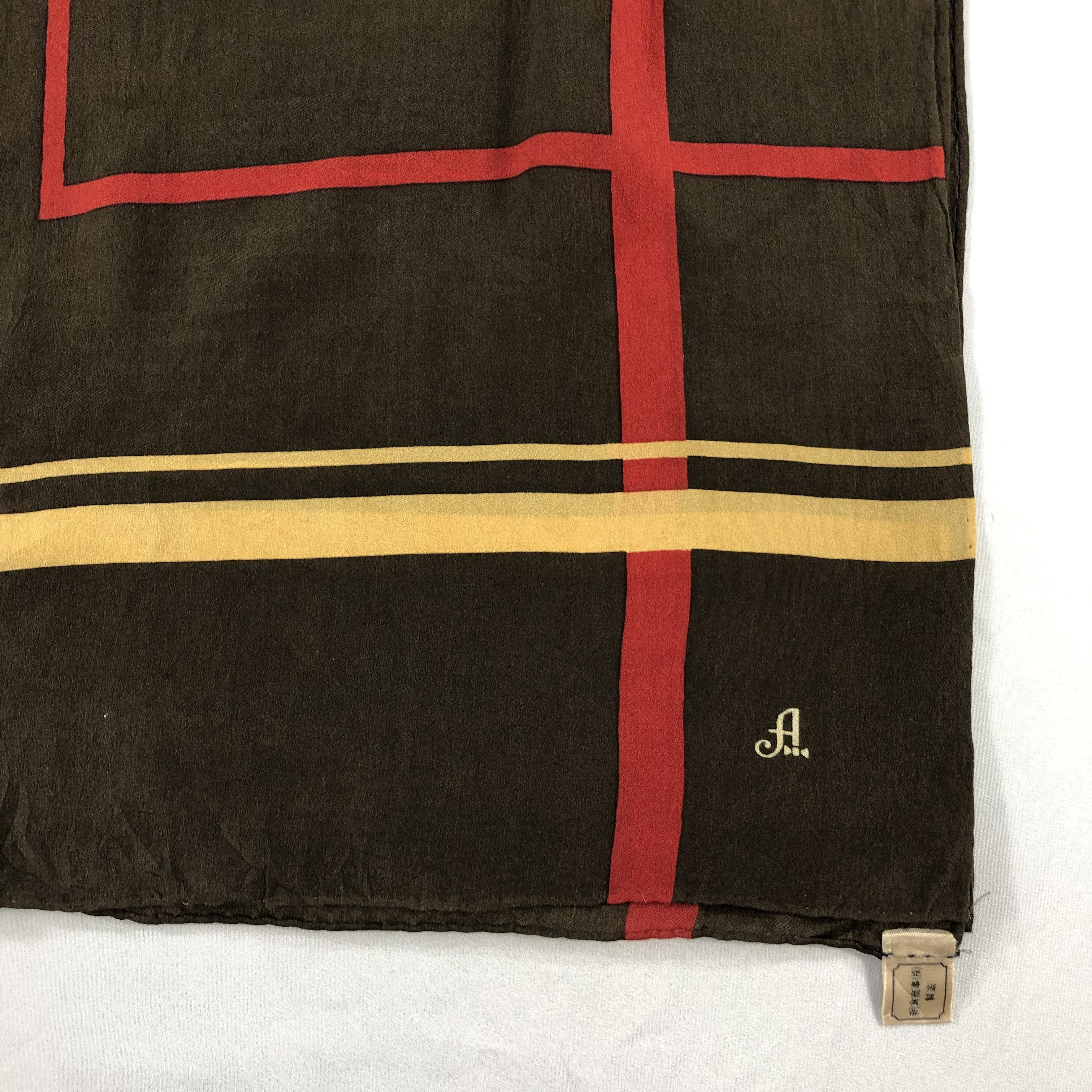Vintage Vintage Silk Scarf Size ONE SIZE - 5 Thumbnail