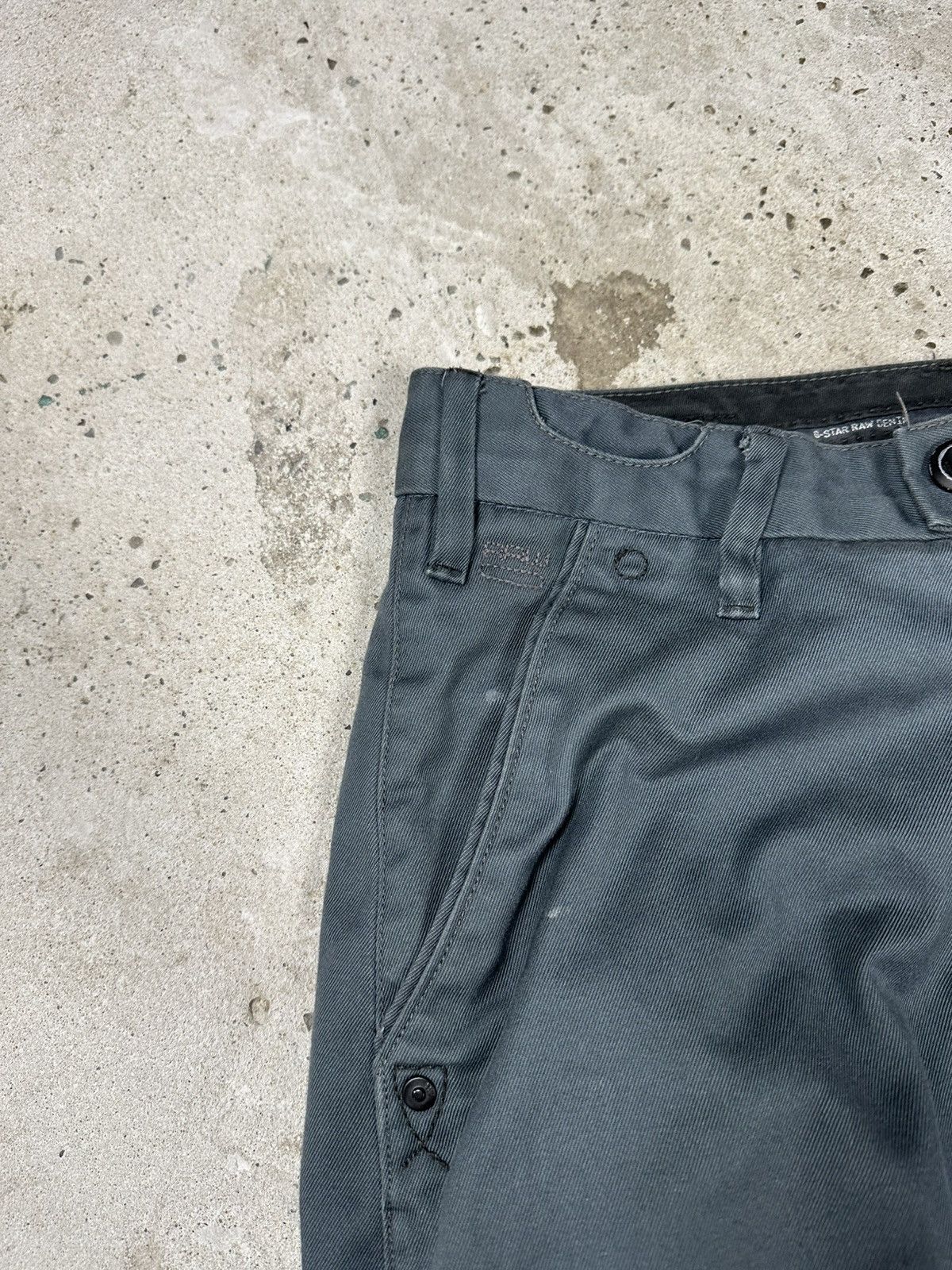 G-Star Vintage Y2K G Star Raw 3301 Chino Loose Tapered Pants Size US 31 - 7 Thumbnail
