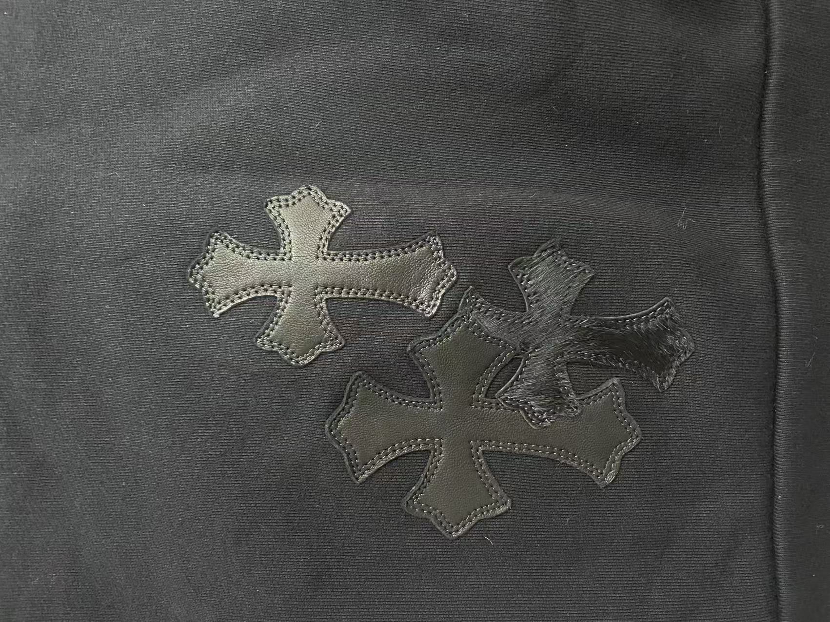 Chrome Hearts Chrome Hearts Pony Hair Patent Leather Cross Sweatshirt Size US M / EU 48-50 / 2 - 5 Thumbnail