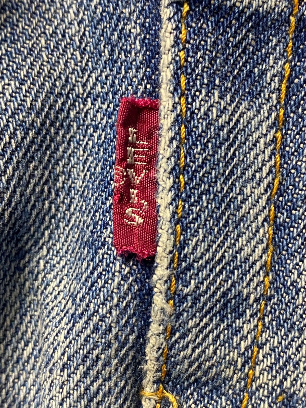 Levi's Levis 503 Big E 70s Selvedge Talon Zip Jeans Size US 32 / EU 48 - 13 Thumbnail