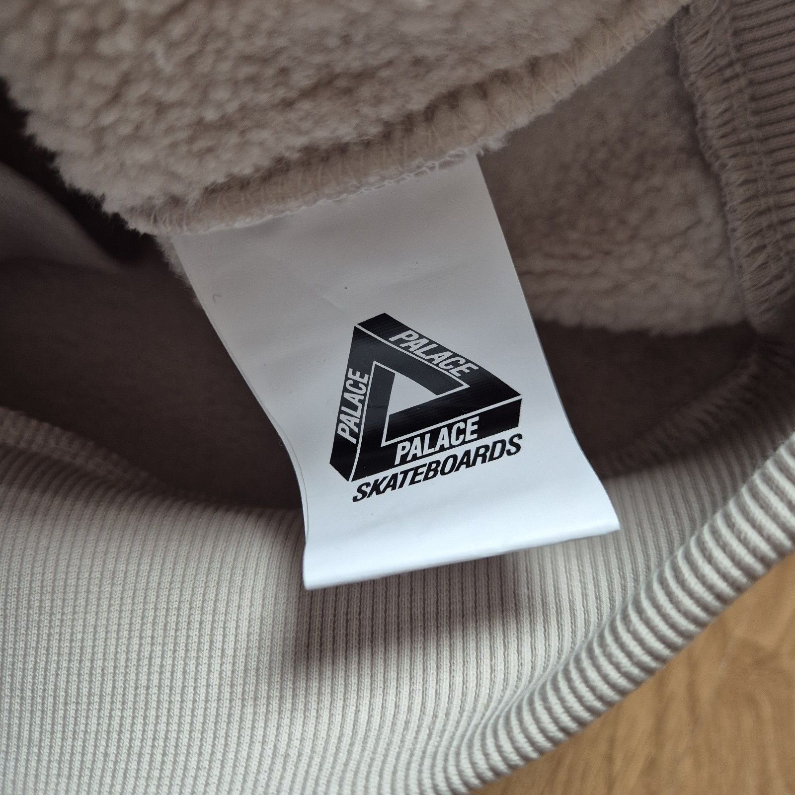 Palace Palace Sherpa Faux Suede Funnel Jacket Soft White New FW24 Size US L / EU 52-54 / 3 - 4 Thumbnail