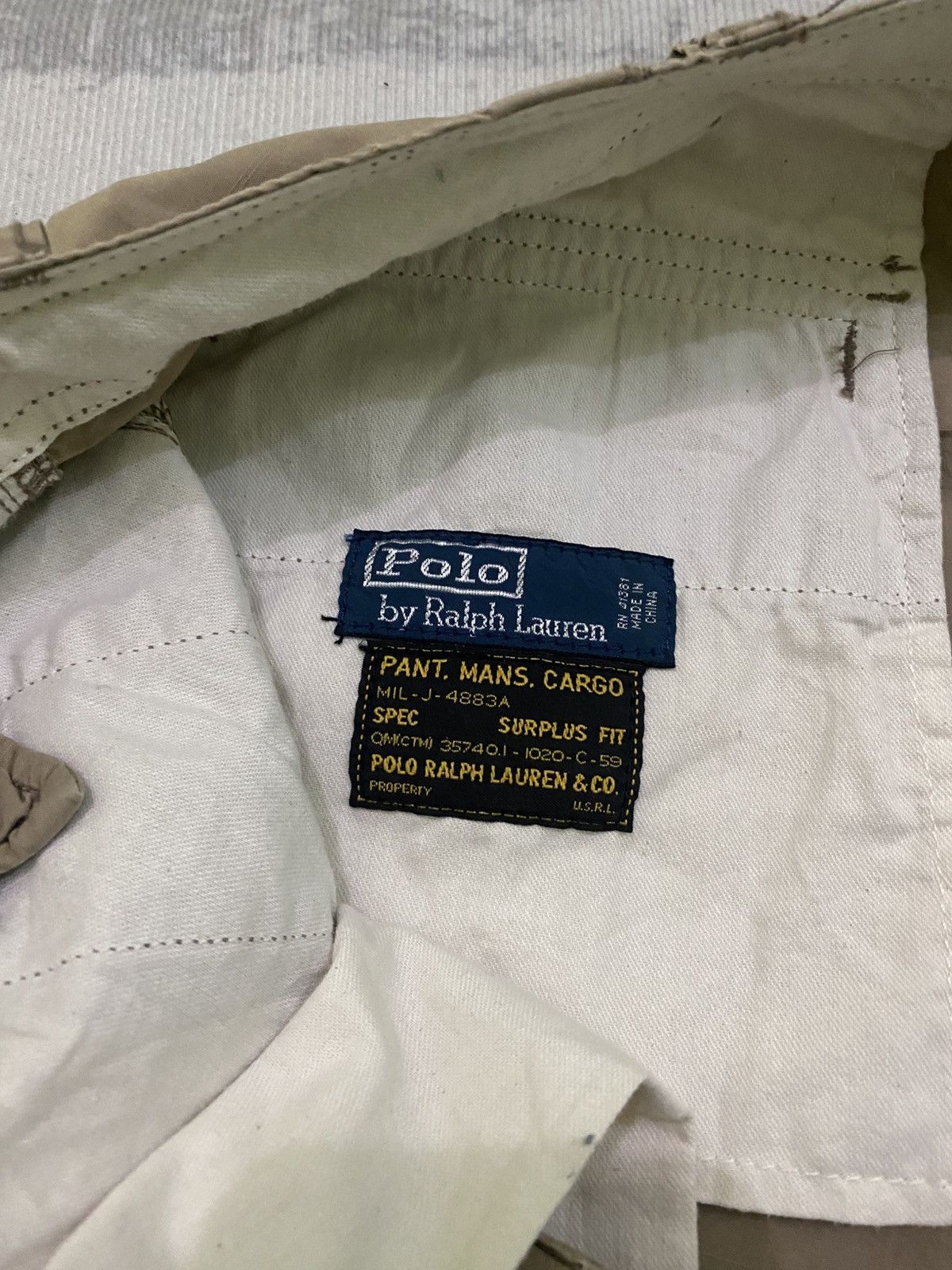 Polo Ralph Lauren Vintage Polo RL Tactical Cargo Pants Size US 36 / EU 52 - 12 Thumbnail