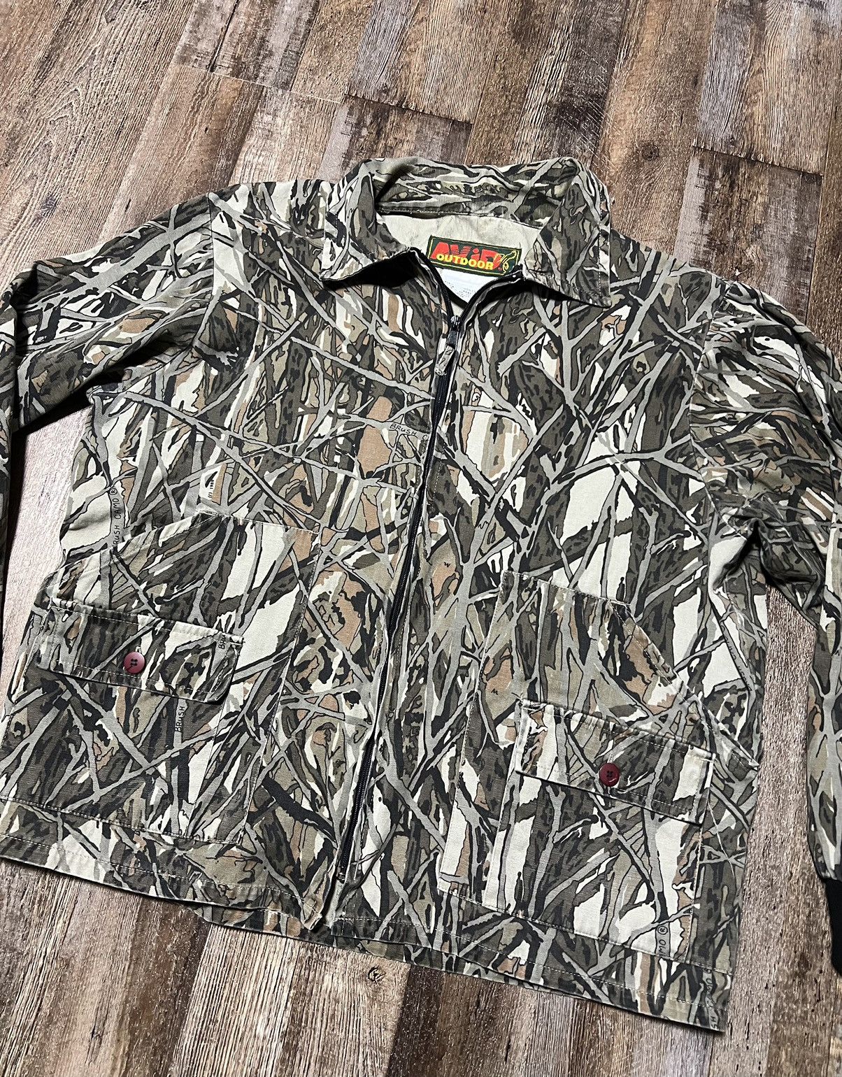 Vintage Vintage Brush Camo bomber Jacket Size US L / EU 52-54 / 3 - 2 Thumbnail