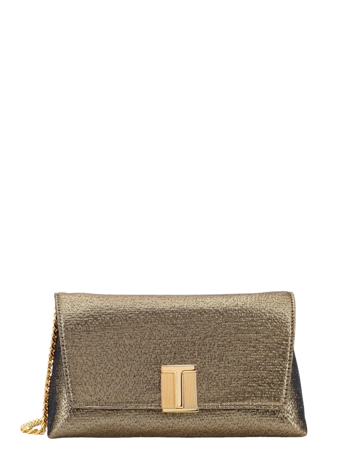 Tom Ford TOM FORD Gold Leather Shoulder Bag New Size ONE SIZE - 1 Thumbnail