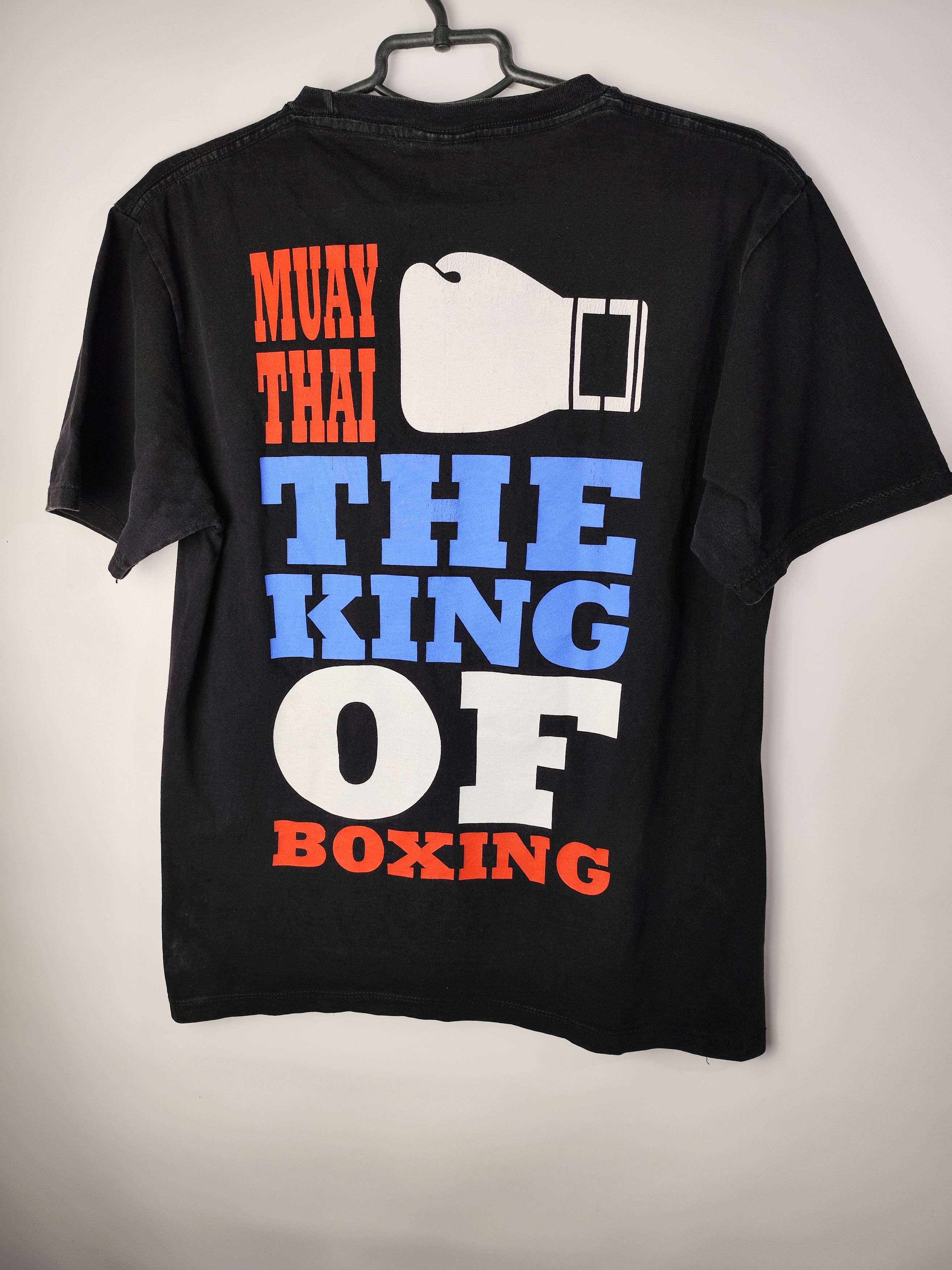 Vintage Vintage Muay Thai Boxing Double Sided Rare T-Shirt Size US M / EU 48-50 / 2 - 5 Thumbnail