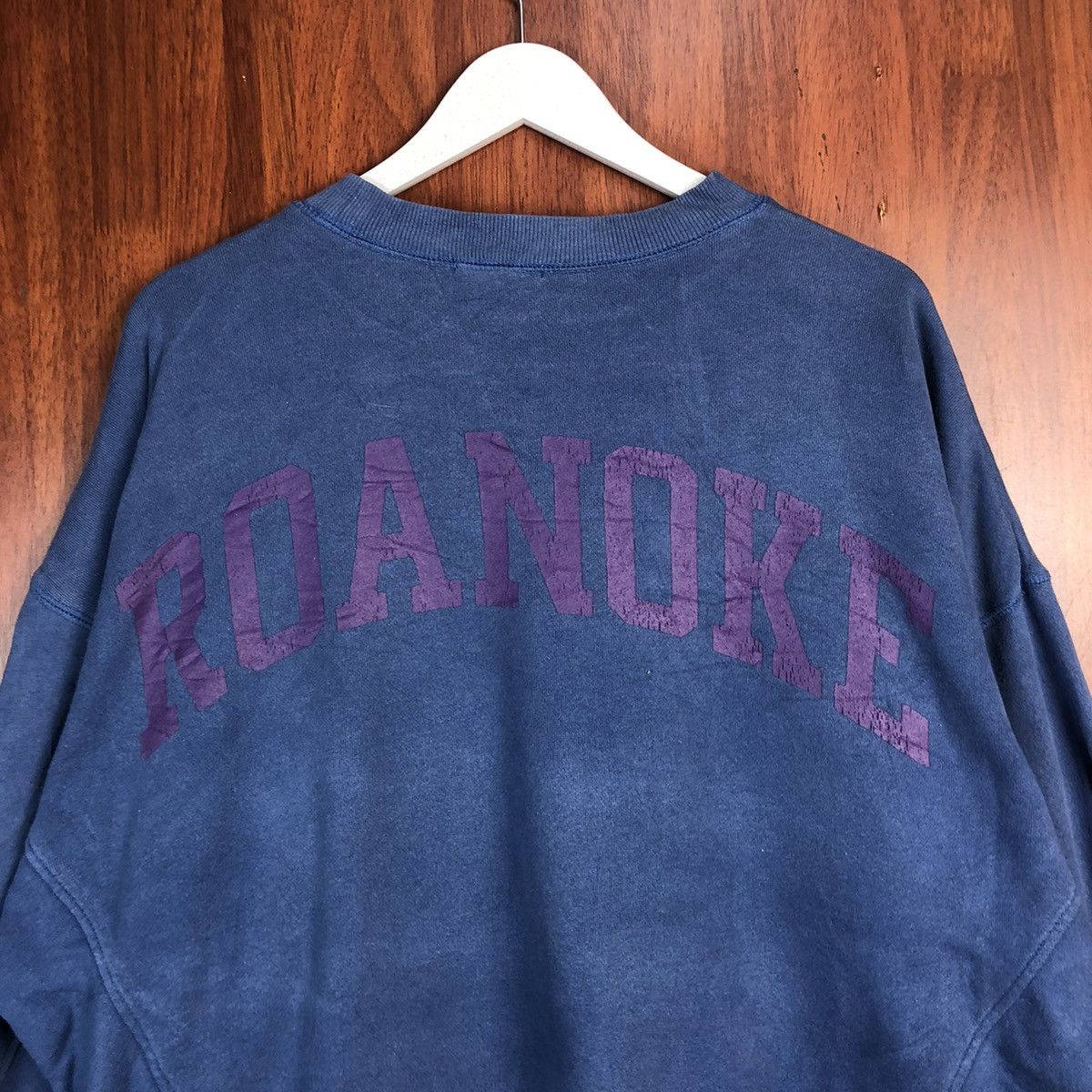 Japanese Brand Roanoke Studio Clip Blue vintage Sweatshirt #7530 Size US M / EU 48-50 / 2 - 2 Thumbnail
