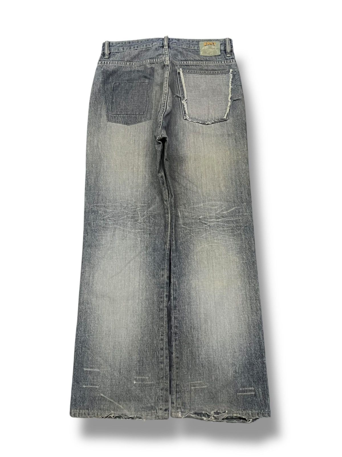 Obey × Shepard Fairey Baggy Vintage The Obey Fiend Club - Faded, Distressed Denim Size US 30 / EU 46 - 3 Thumbnail