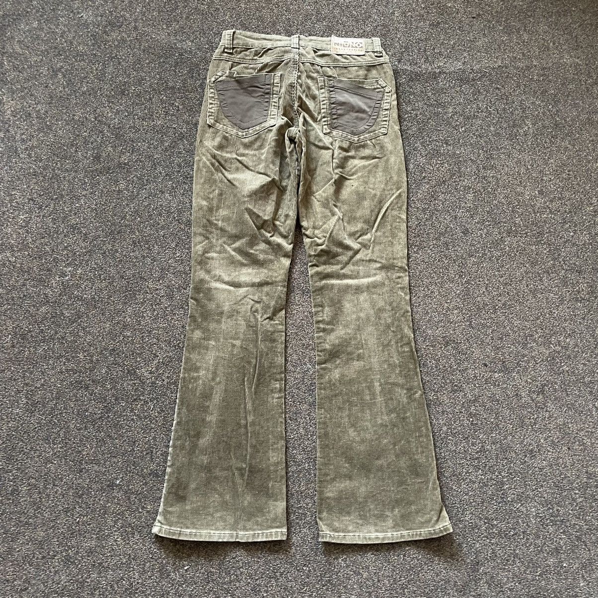 Vintage Vintage Y2K Baggy Wide Leg Cargo Pants Grunge Skater Logo 33 Size 33" - 3 Thumbnail