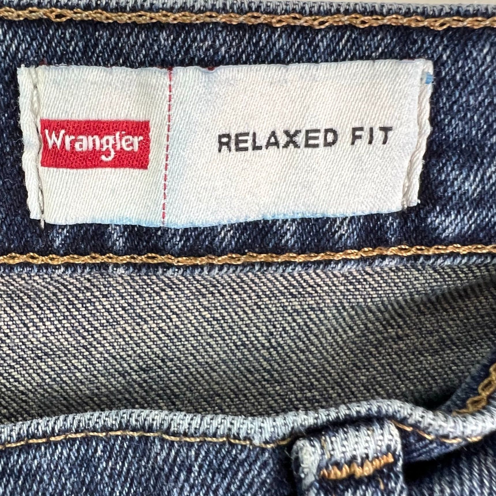 Wrangler Wrangler Jeans Relaxed Fit 34 Blue Straight Leg 34X30 Men Denim Wrangler Genuine 90s? Size US 34 / EU 50 - 4 Thumbnail