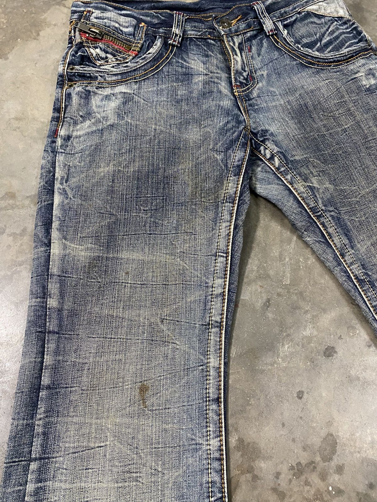 If Six Was Nine × Tornado Mart × semanticdesign Flare Jeans Japan Semantic Design Clawsmark Distressed @193 Size US 31 - 11 Thumbnail