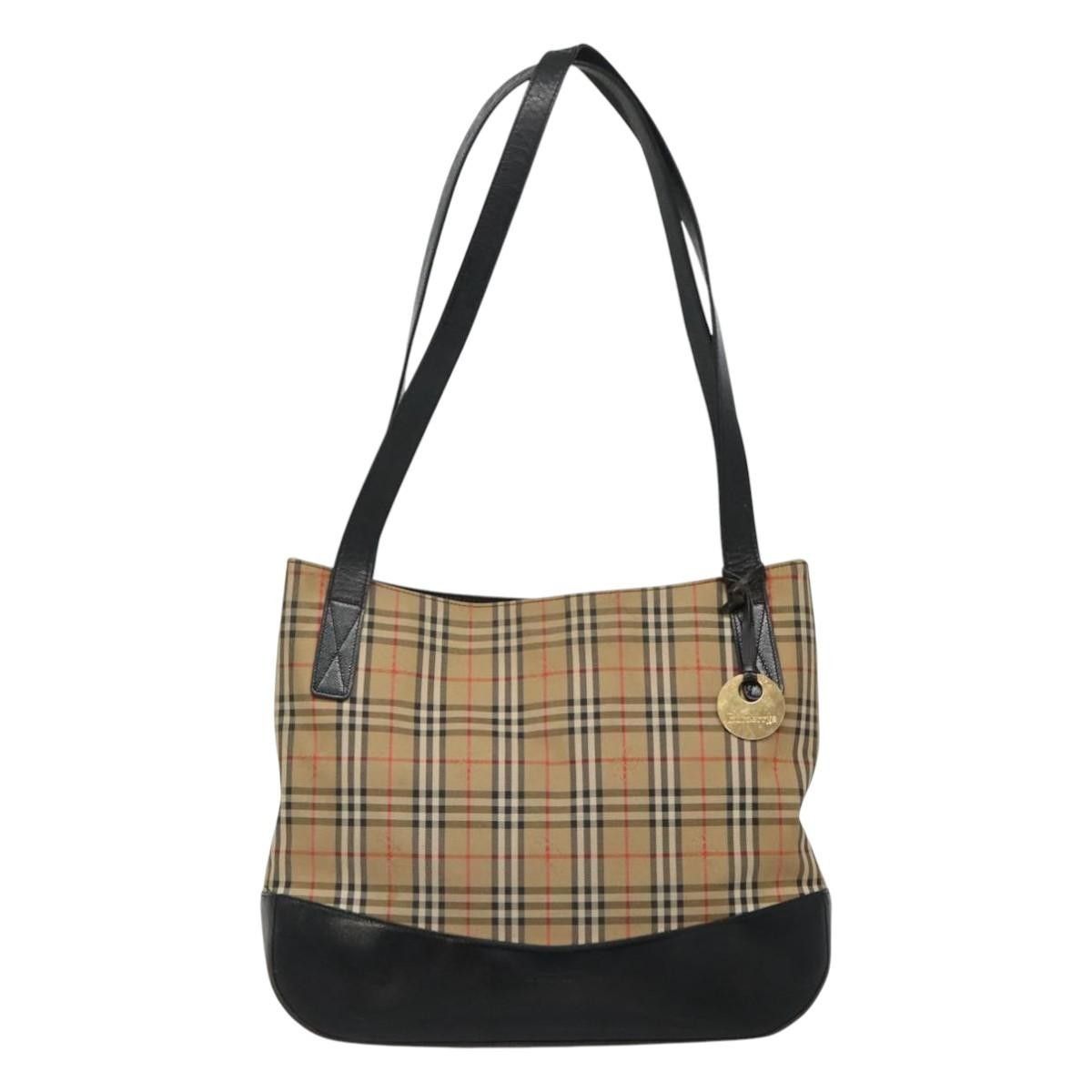 Burberry Burberry Nova Check Tote Canvas and Leather Size ONE SIZE - 1 Thumbnail