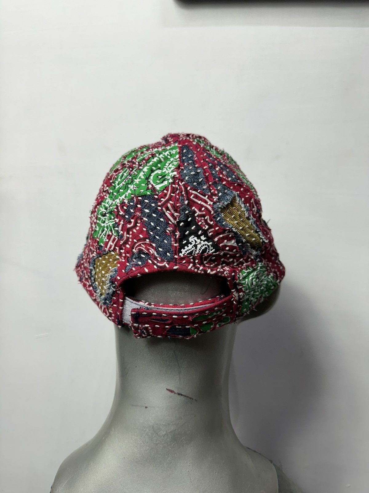 Art Comes First × Handmade Custom Made Distressed Paisley Patchwork Boro hats Size ONE SIZE - 11 Thumbnail