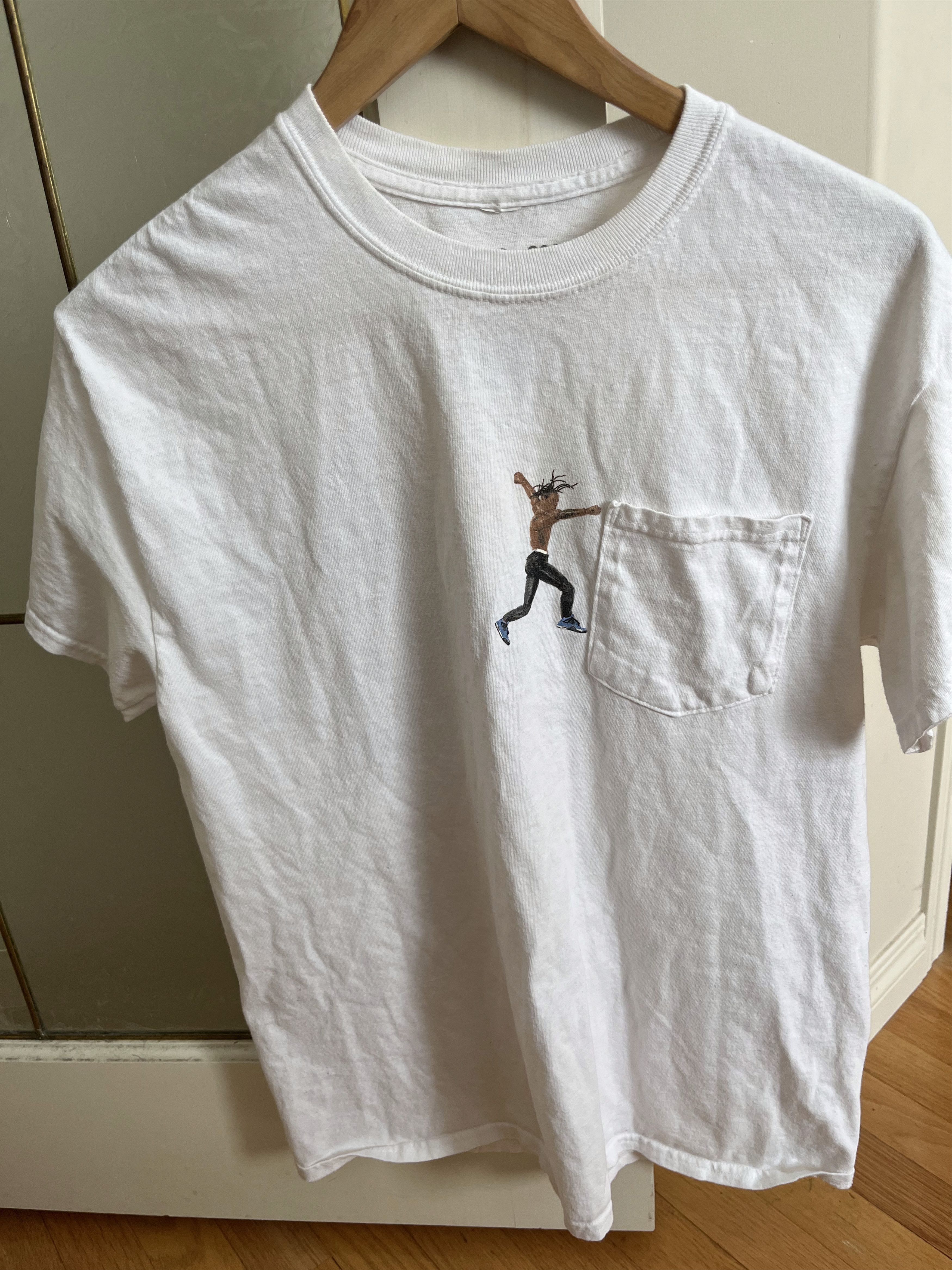 Travis Scott × Virgil Abloh Archive Travis Scott Astroworld "By a Thread" T Shirt Size US M / EU 48-50 / 2 - 2 Thumbnail