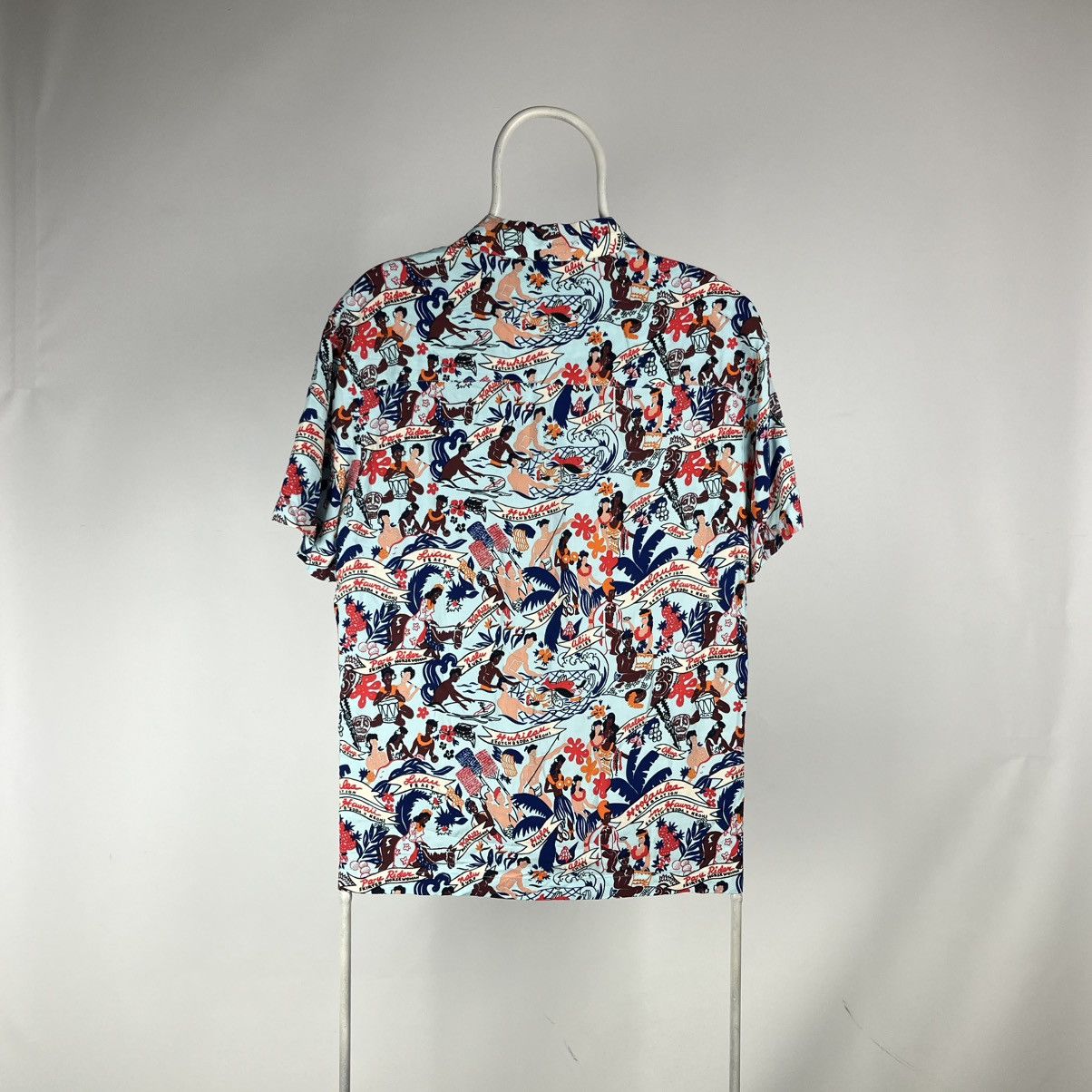 Scotch & Soda Scotch Soda Shirt Mens Blue Keoni Camp Printed Hawaiian Size US M / EU 48-50 / 2 - 2 Thumbnail