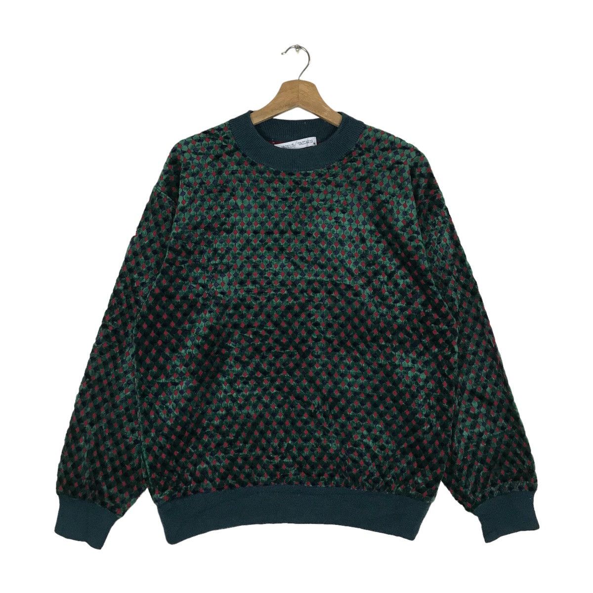 Vintage Vintage Angelo Taccar 9 Pullover Jumper Fleece Sweatshirt Size US M / EU 48-50 / 2 - 1 Thumbnail