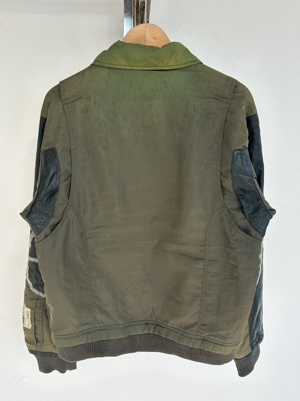 Diesel Diesel Vintage Nylon Green Army Jacket Size US L / EU 52-54 / 3 - 2 Thumbnail