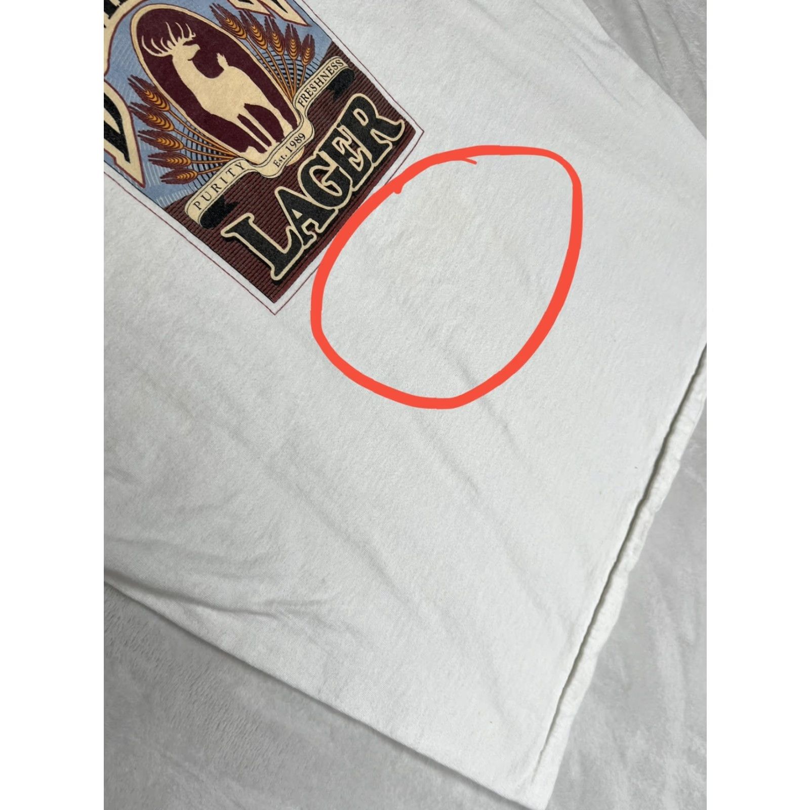 Vintage VINTAGE Dominion Lager T-Shirt XL 90s Beer USA White Cotton Short Sleeve Crew Neck Men Single Stitch Made in USA Size US XL / EU 56 / 4 - 3 Thumbnail