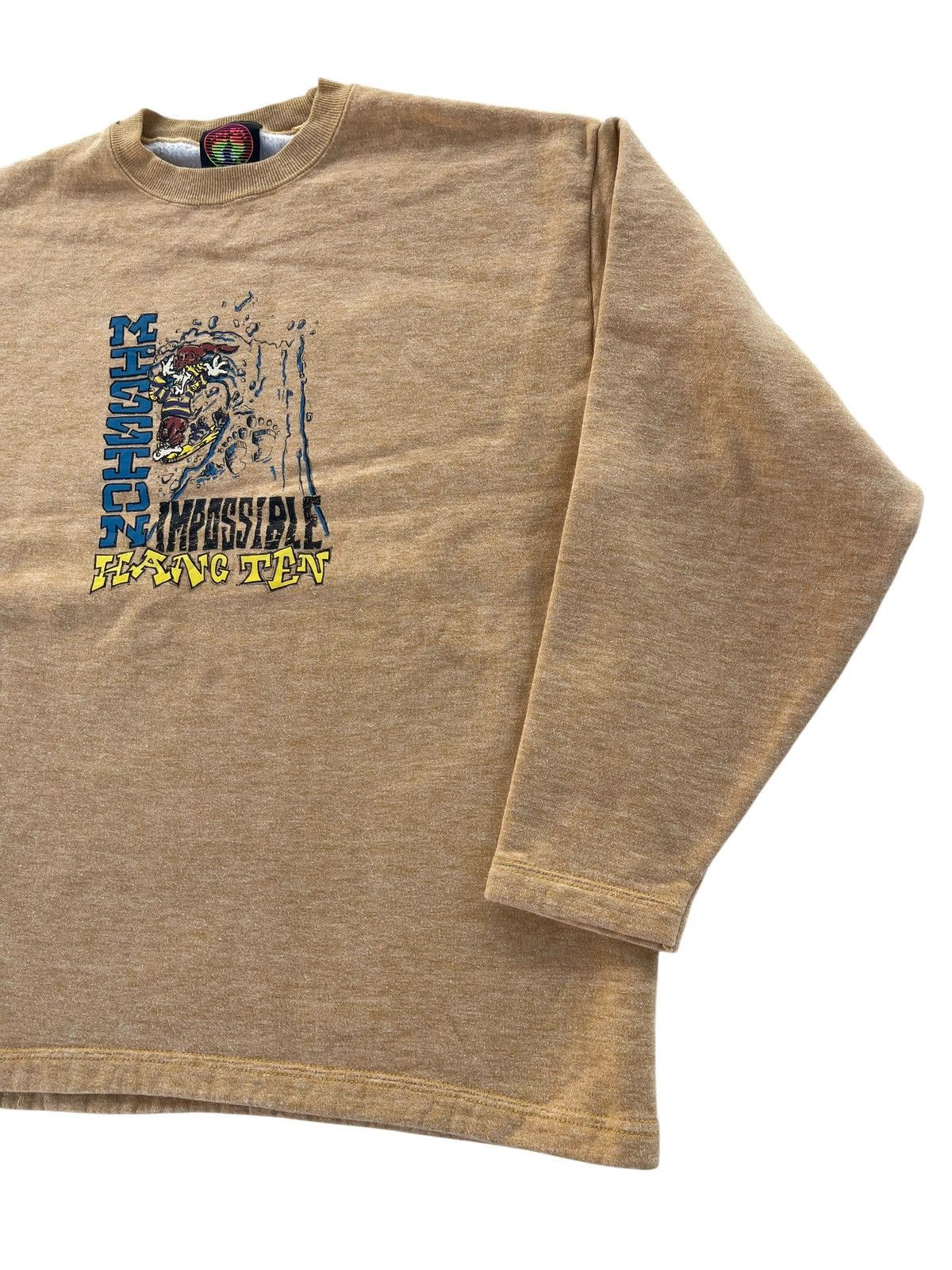 Hang Ten Vintage 90's Hang Ten Mission Impossible Graphic Sweatshirt Size US L / EU 52-54 / 3 - 2 Thumbnail